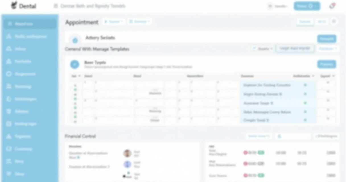 Painel de automação do IZI Soft com mensagens para pacientes 