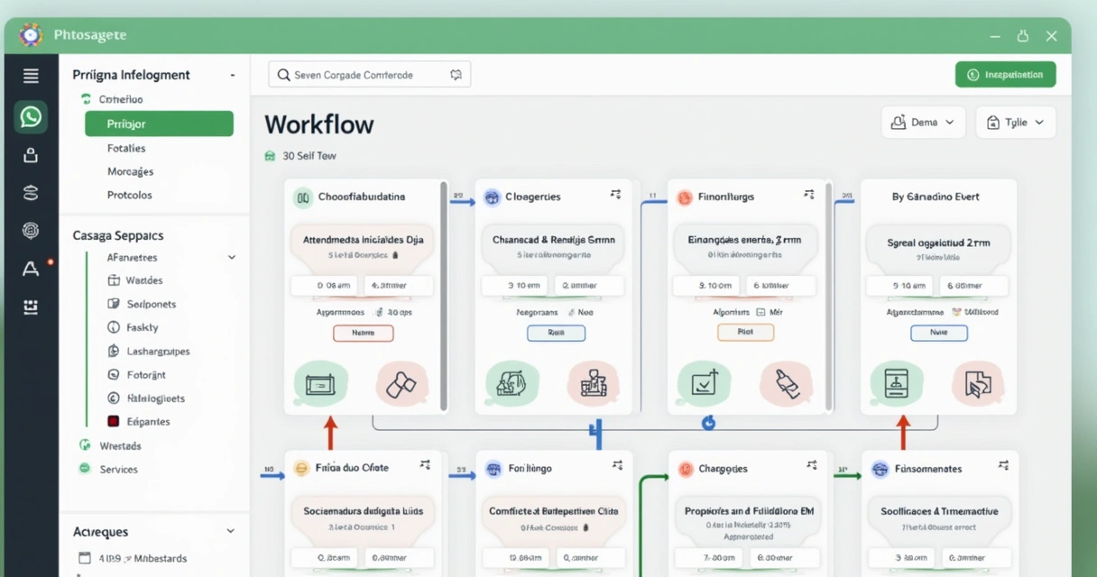 Dashboard digital apresenta fluxos automatizados de atendimento em condomínio 