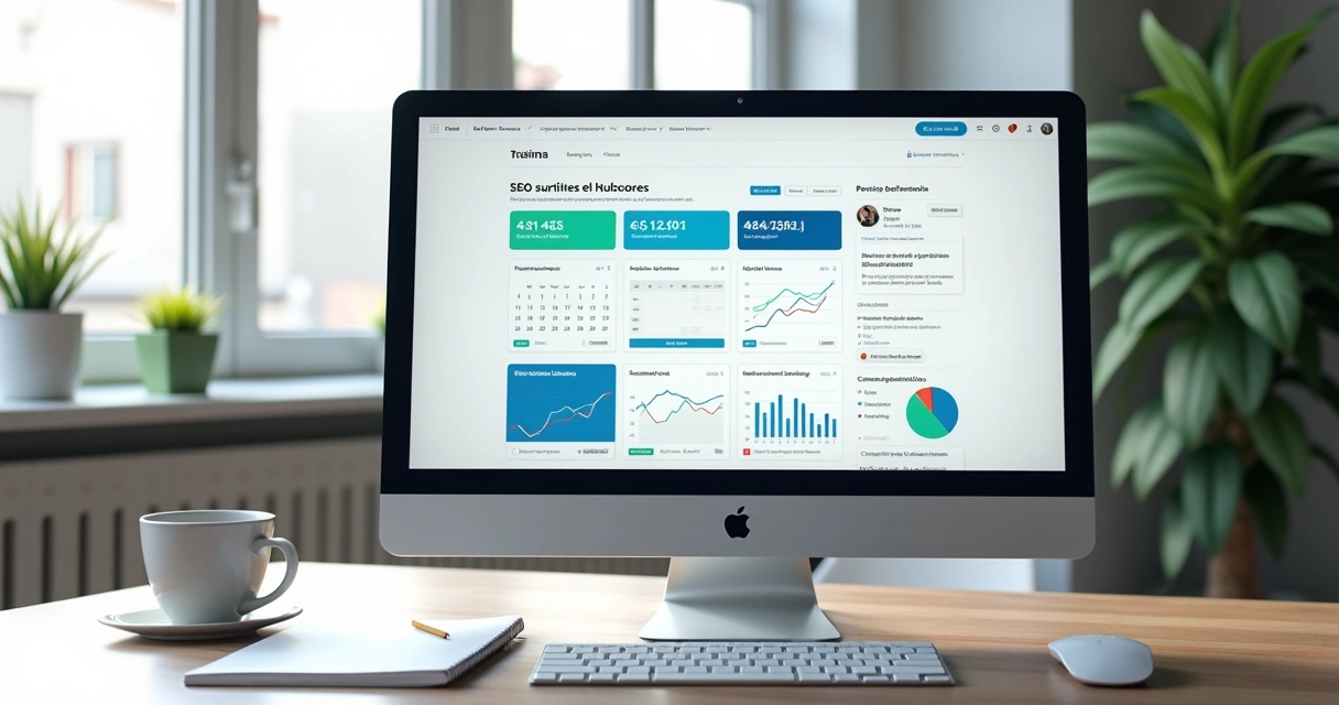 Painel de blog com IA e métricas de conteúdo 