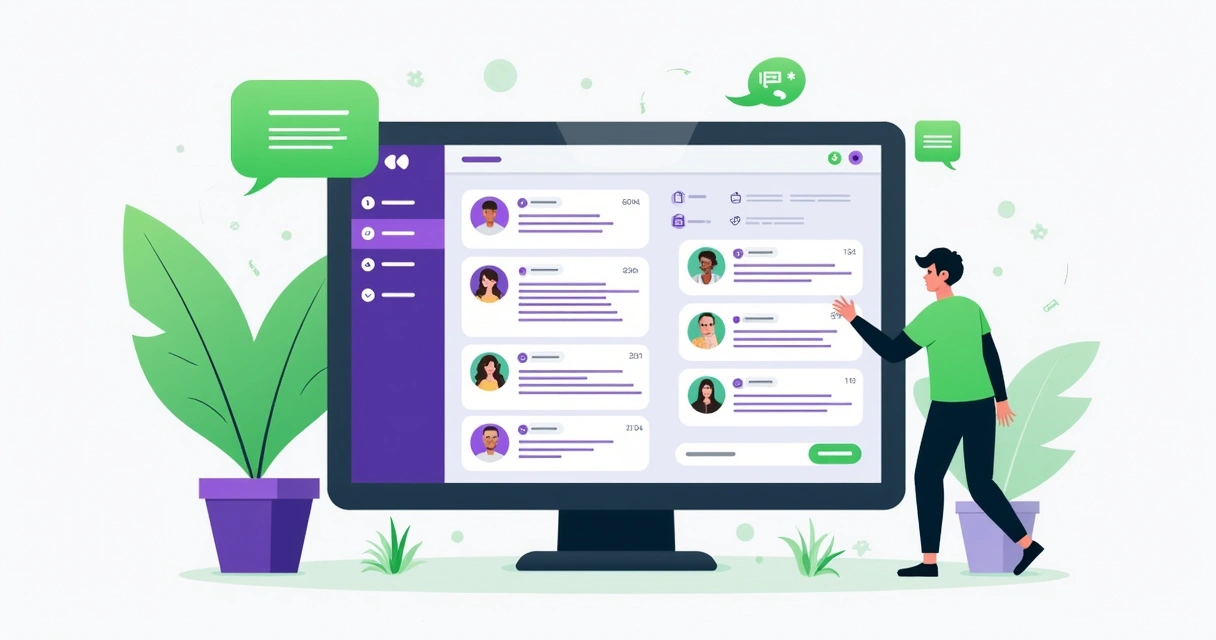 Painel central do Chatplus integrando WhatsApp e Instagram 