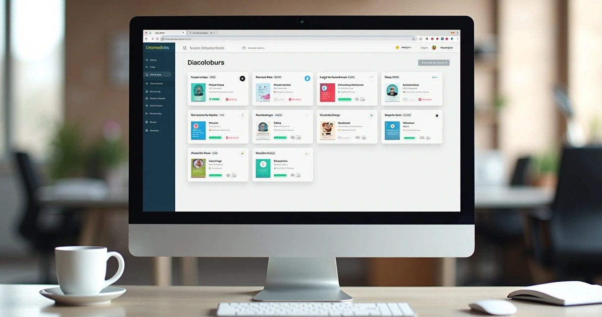Painel centralizado mostrando aplicativos open source instalados em uma única tela. 