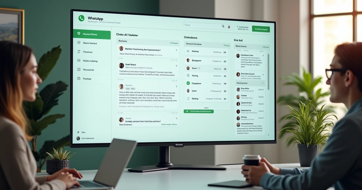 Painel de atendimento com IA e agentes no WhatsApp 