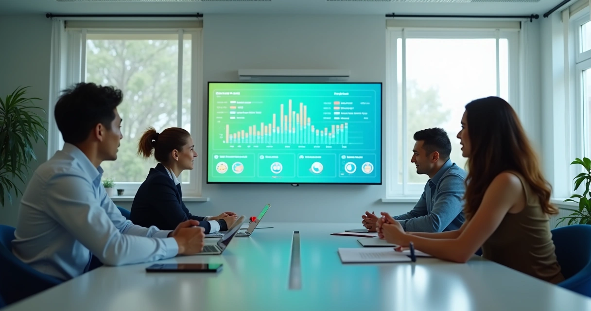Painel digital com check-ins emocionais em grupo 