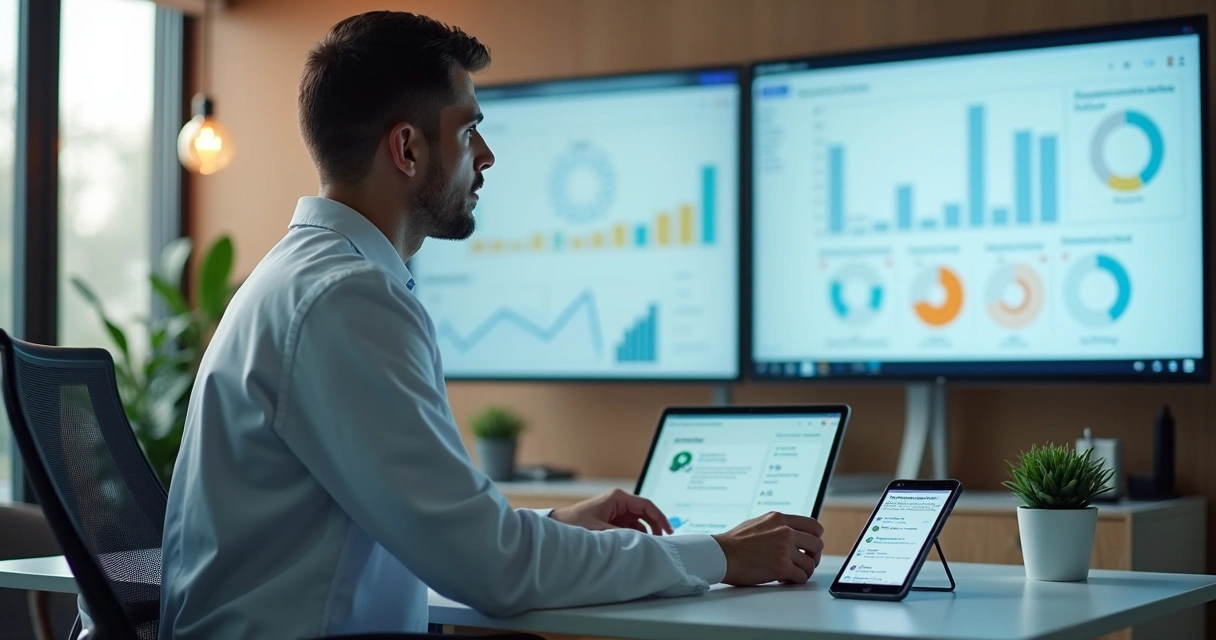 Dashboard de acompanhamento de resultados em clínica de saúde