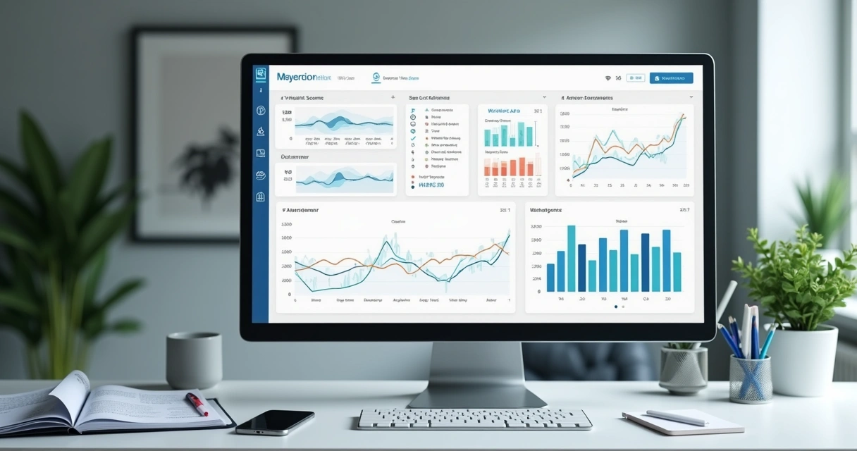 Painel clínico com gráficos, scores e alertas de paciente 