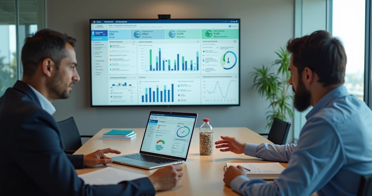Painel com métricas de coaching e conversas comerciais