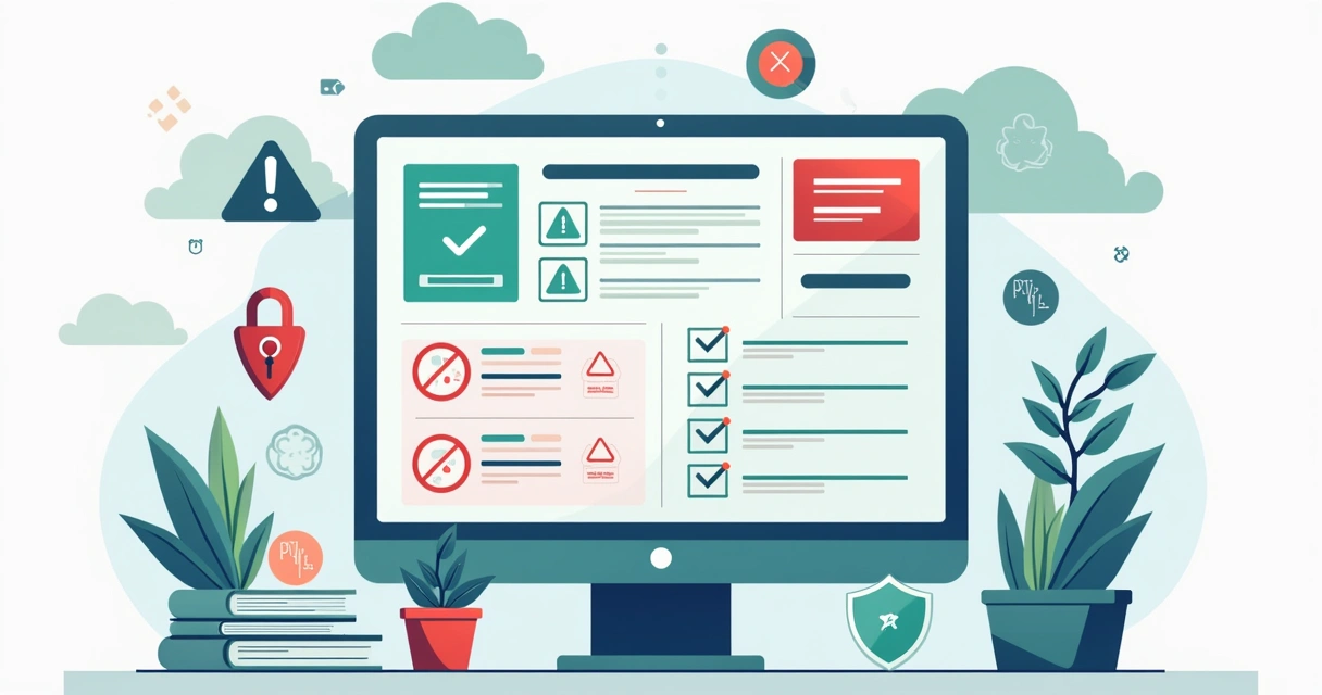 Dashboard de compliance com notificações de segurança 