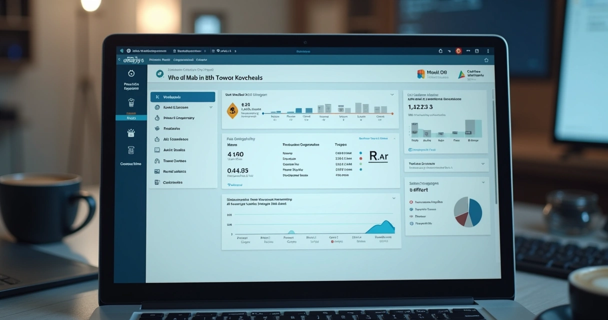 Painel de configuração de firewall na hospedagem de site, com regras e relatórios 