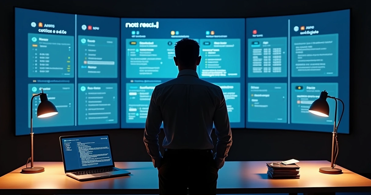 Sócio de escritório contábil gerindo múltiplos CNPJs em painel fiscal digital 