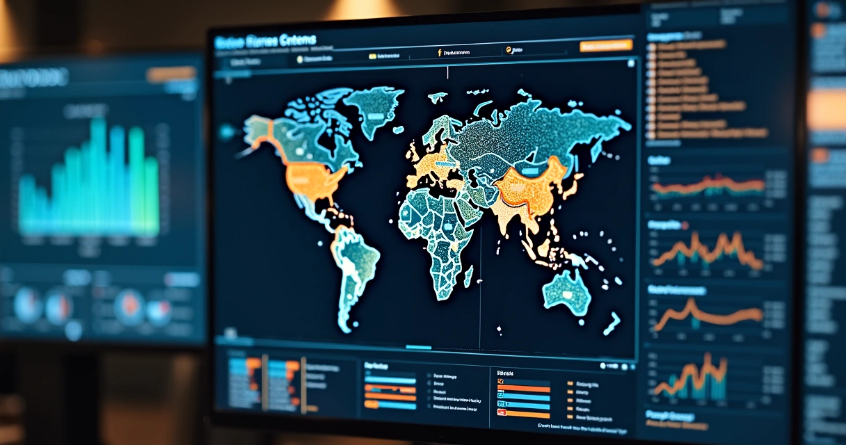 Painel de controle de logística para Mercado Livre