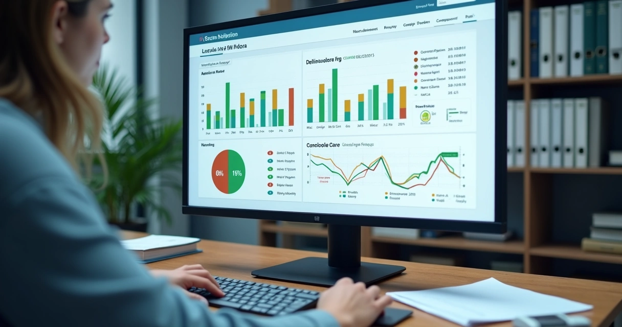 Dashboard financeiro escolar com gráficos de inadimplência e painéis de recebimentos automáticos 