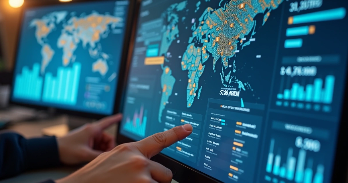 Painel digital de controle logístico para loja online 