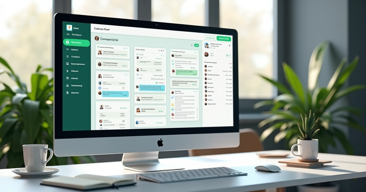 Painel com conversas e etiquetas de clientes recorrentes 