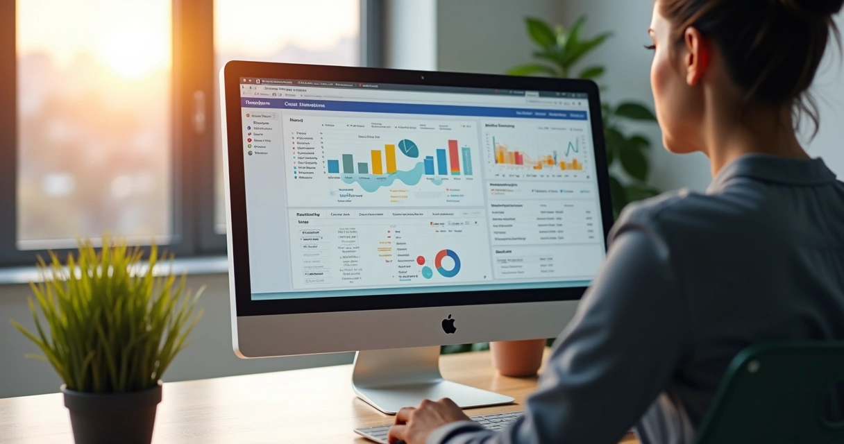 Painel de CRM com assistente virtual de IA 