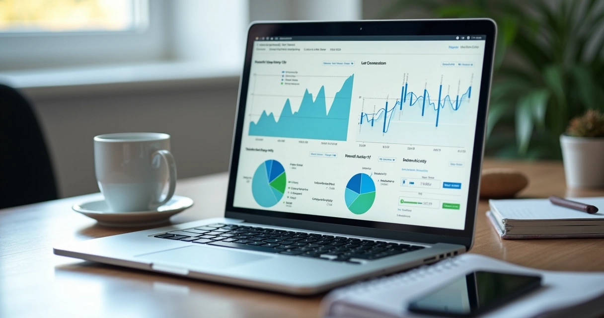 Painel com dados de leads e intenção de compra