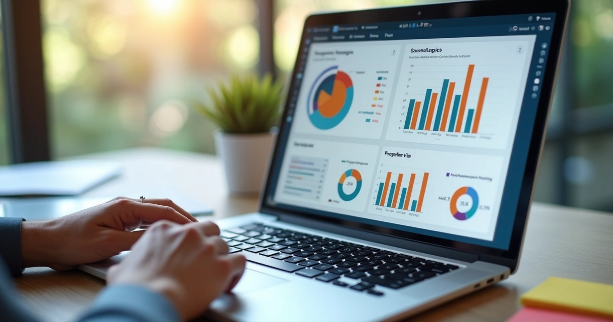 Painel com métricas de recrutamento e promoção 