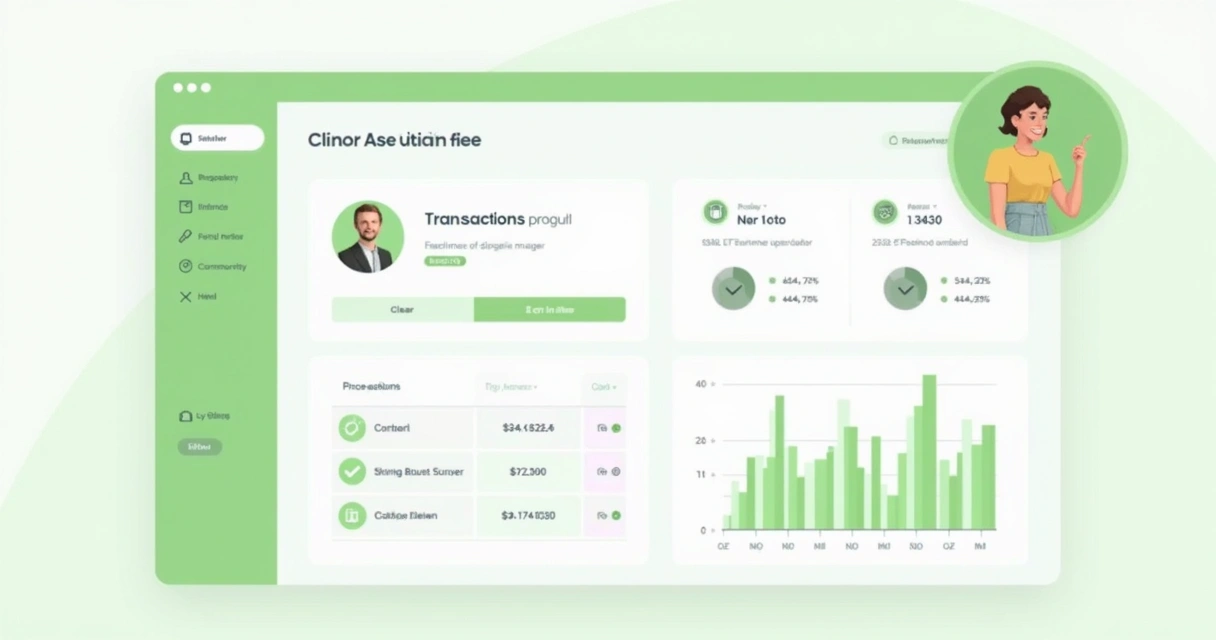 Dashboard mostrando taxas transparentes 
