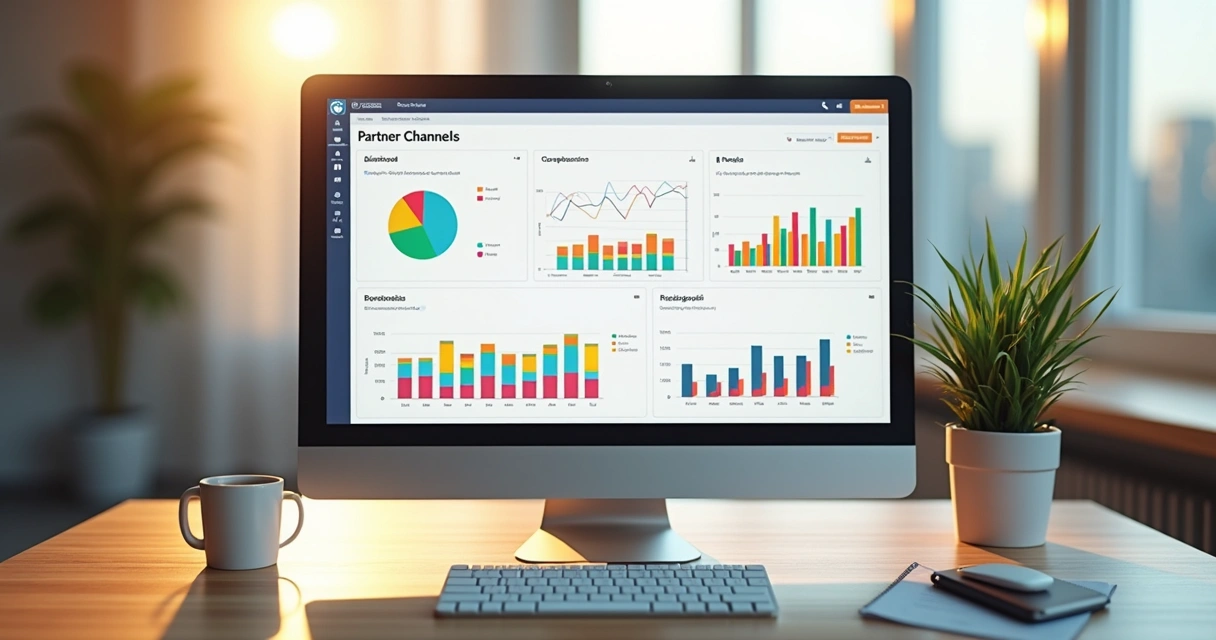 Como construir um dashboard de canais antes de ter um PRM Painel de controle de canais parceiros com gráficos em 3D