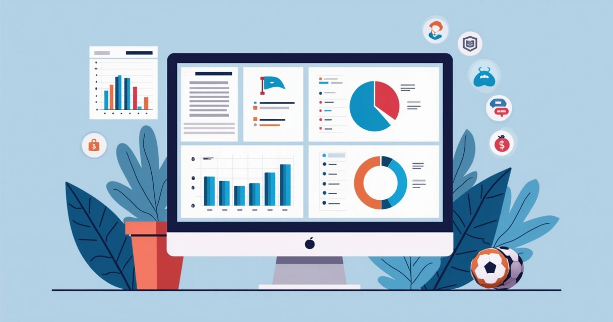 Painel com gestão de banca, robôs para apostas e gráficos de desempenho 