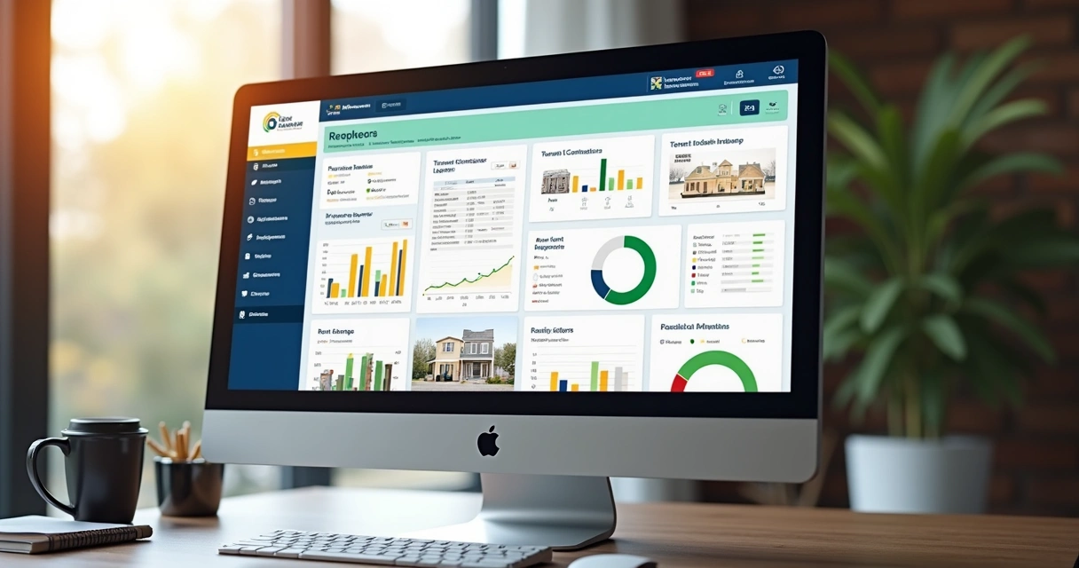 Painel digital de gestão de condomínio da Piloto Imóveis 