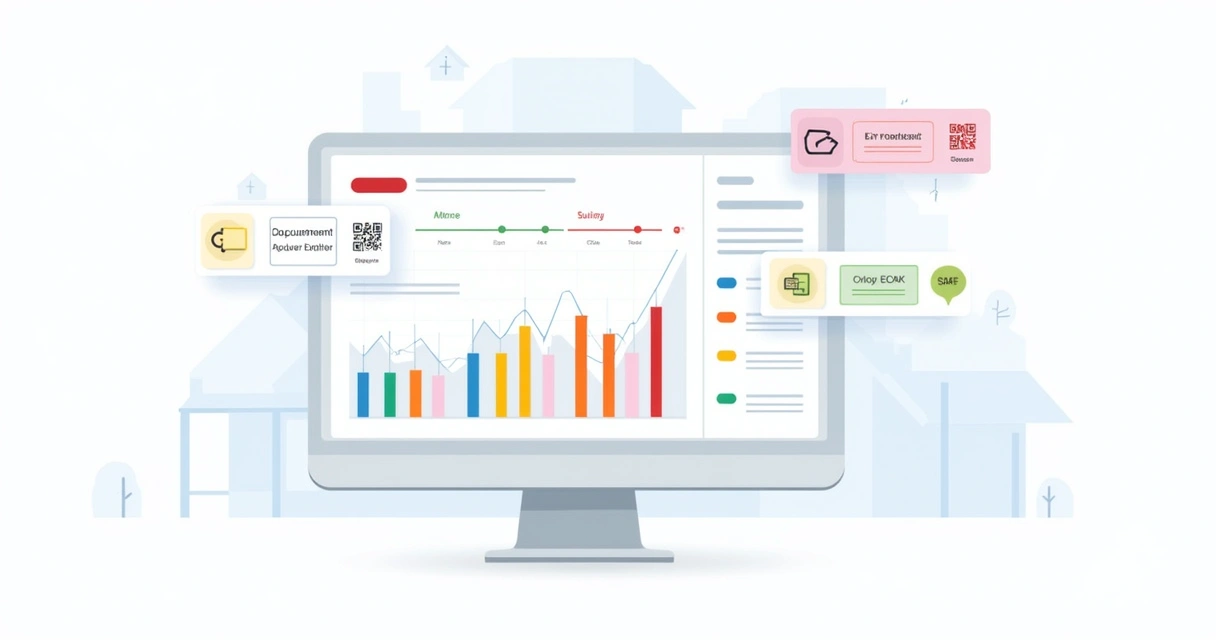 Painel digital mostra prazos de validade e alertas de documentos. 