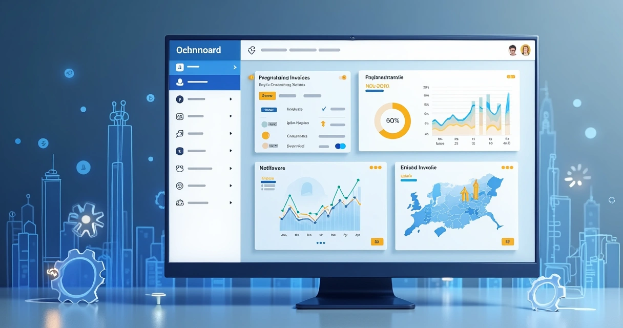 Painel de emissão de nota fiscal online 