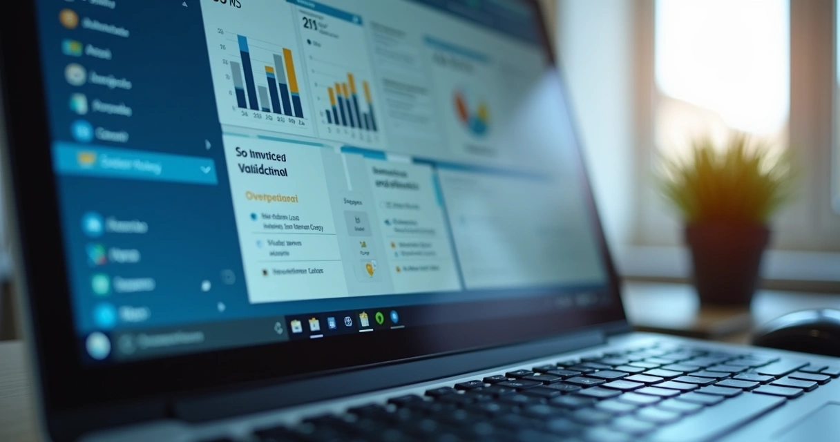 Painel de ERP com indicadores fiscais e campos de IBS e CBS 