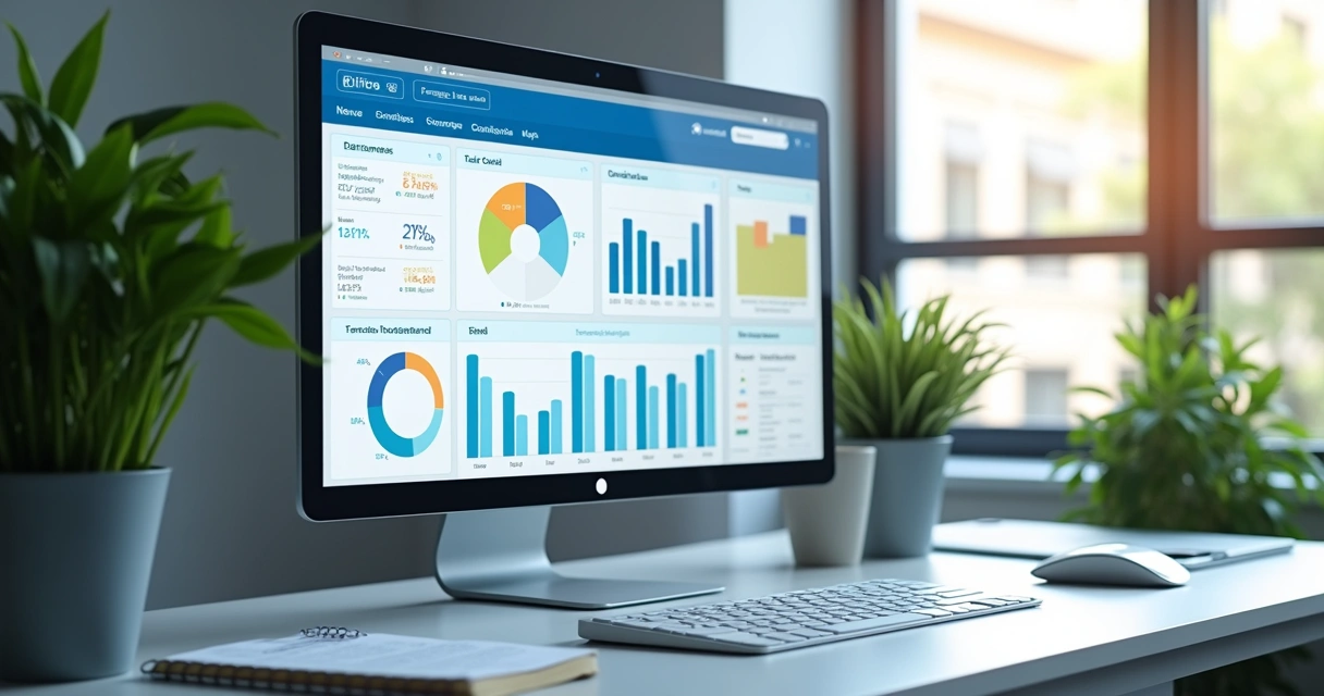 Painel com vendas, estoque e financeiro integrados