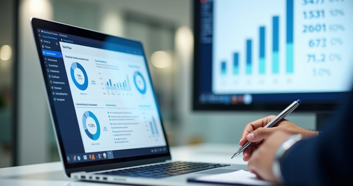 Painel digital com métricas de ética corporativa