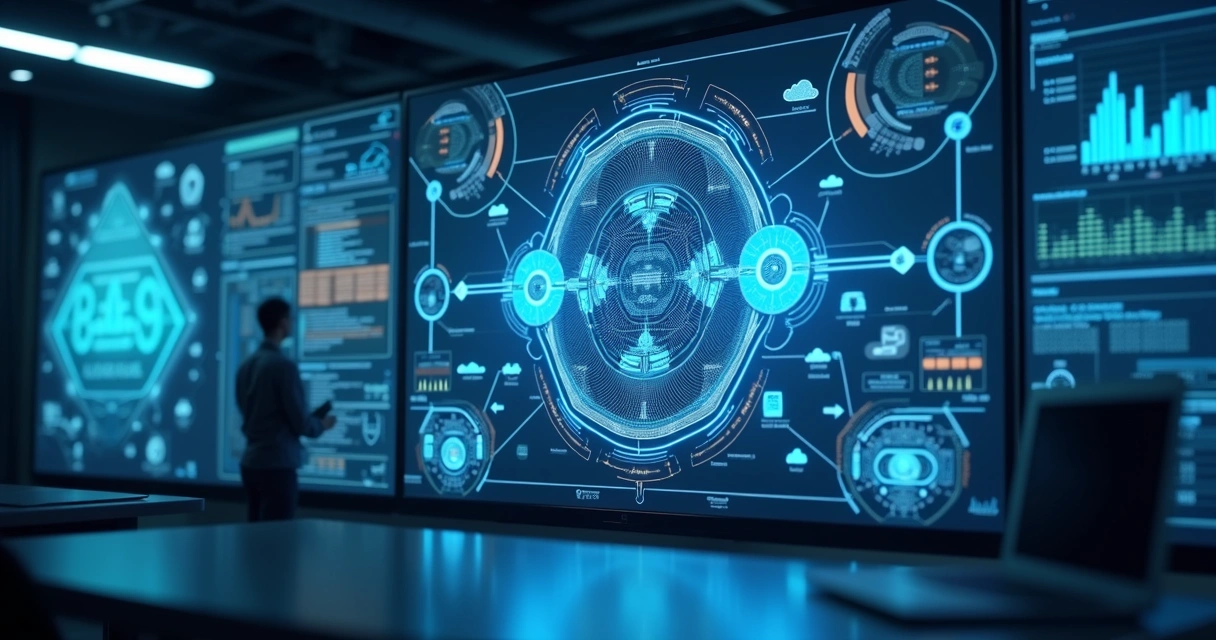 Painel digital com fluxo de eventos entre sistemas 