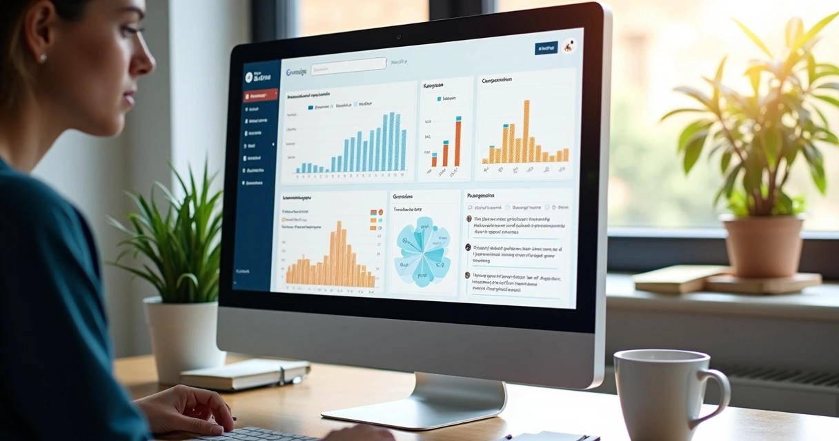Painel de análise de feedback SaaS 