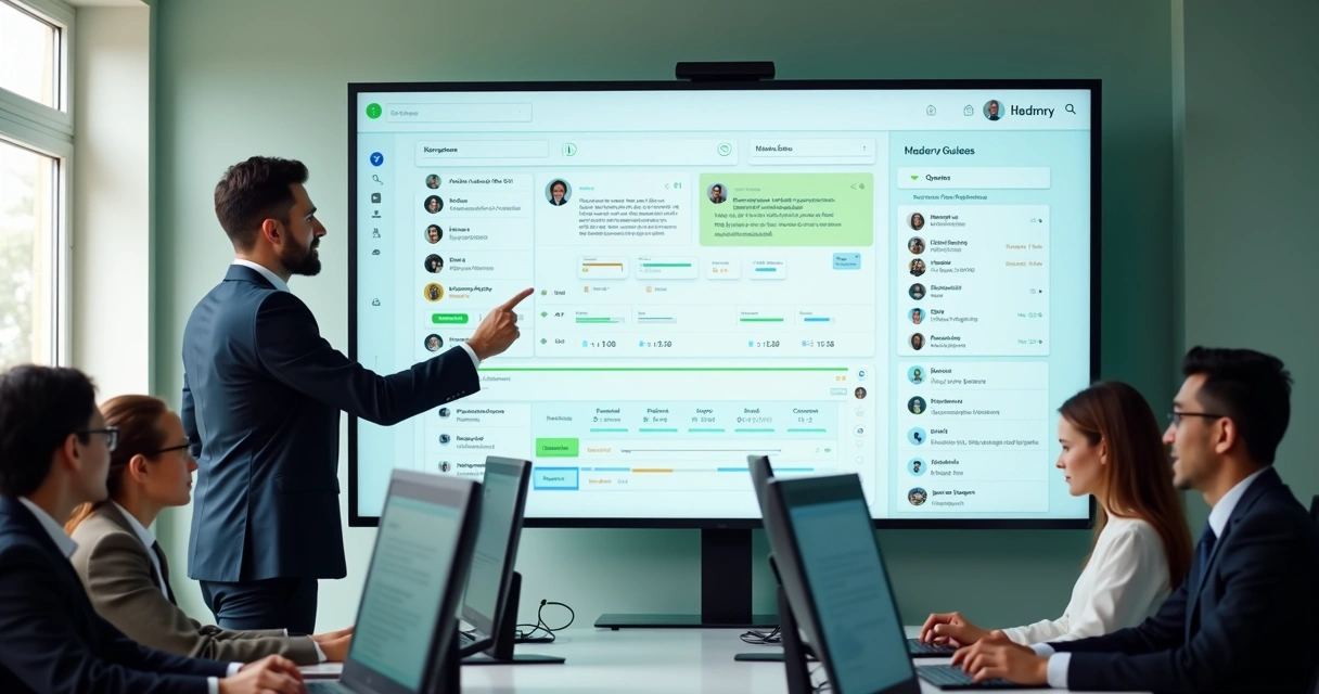 Painel de atendimento com filas e agentes online
