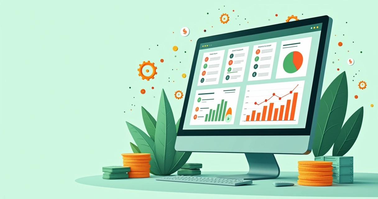 Dashboard financeiro de uma assistência técnica com gráficos e listas de pagamentos.