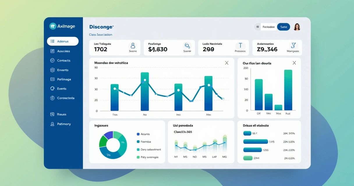 Painel financeiro digital para associações de classe