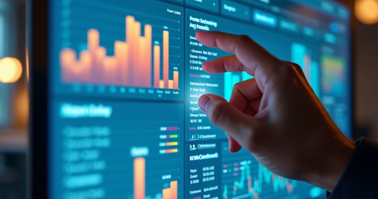 Painel digital com automação de fluxo de caixa 