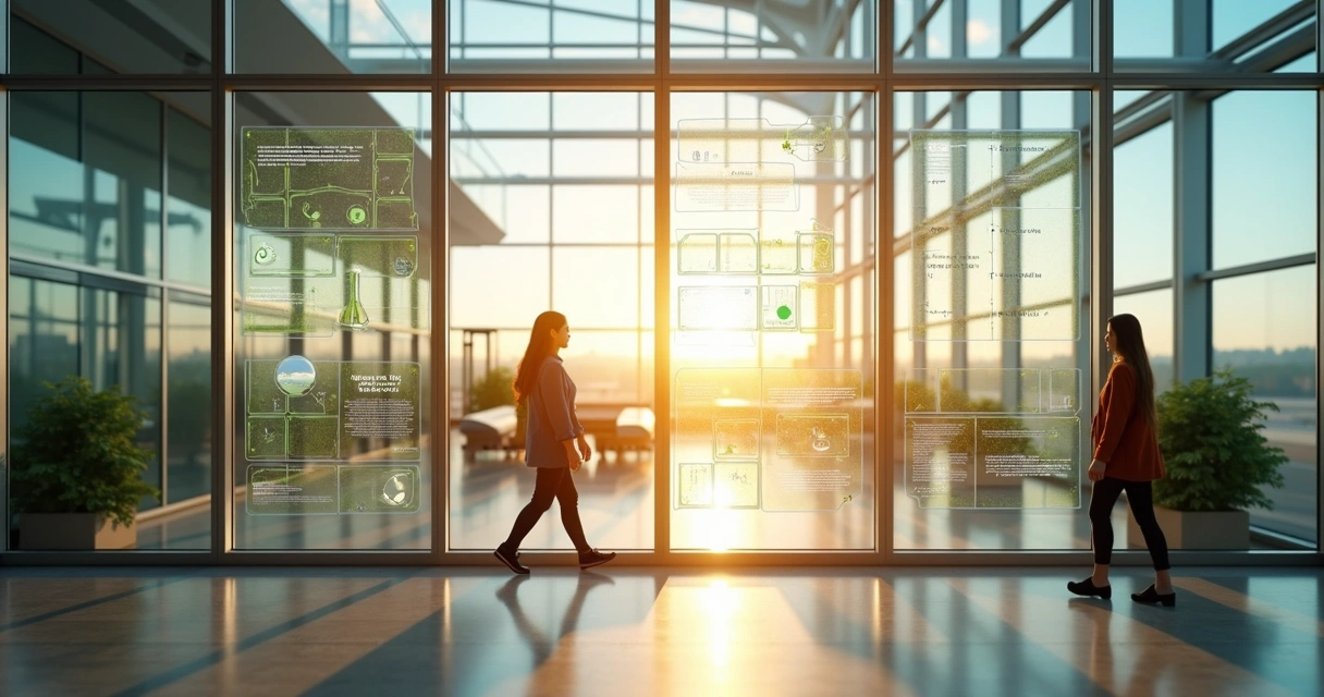 Janelas com células fotovoltaicas transparentes no aeroporto de Chongqing