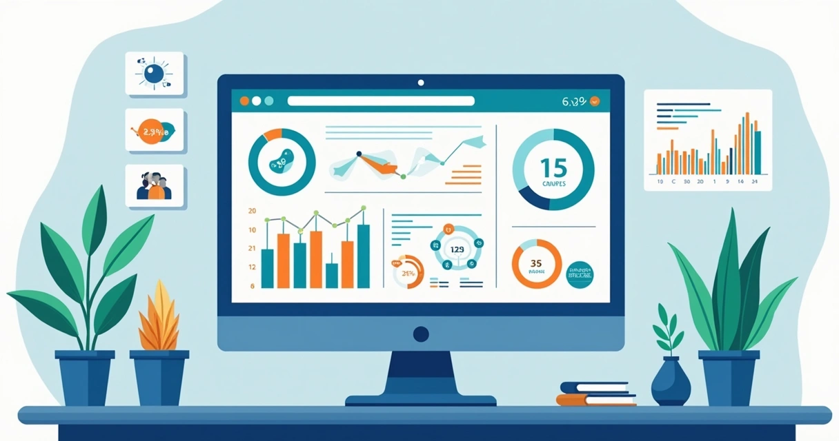 Painel de métricas de gamificação com leads, progresso e conversões