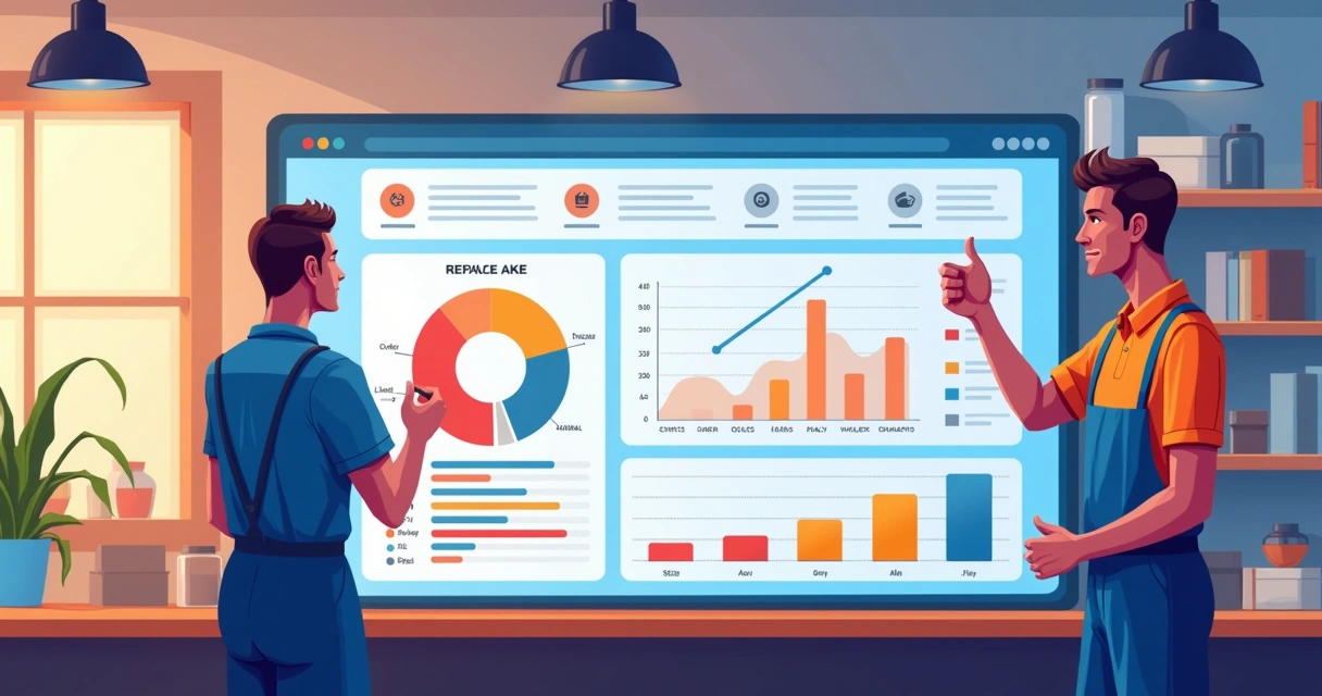 Painel digital de gerenciamento de ordens de serviço em assistência técnica 