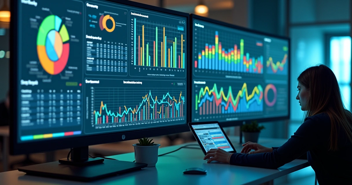 Painel com gráficos de inadimplência e cobranças digitais 