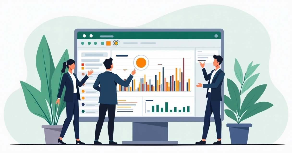 Painel do MS Project com gráficos e cronogramas, tela de computador 
