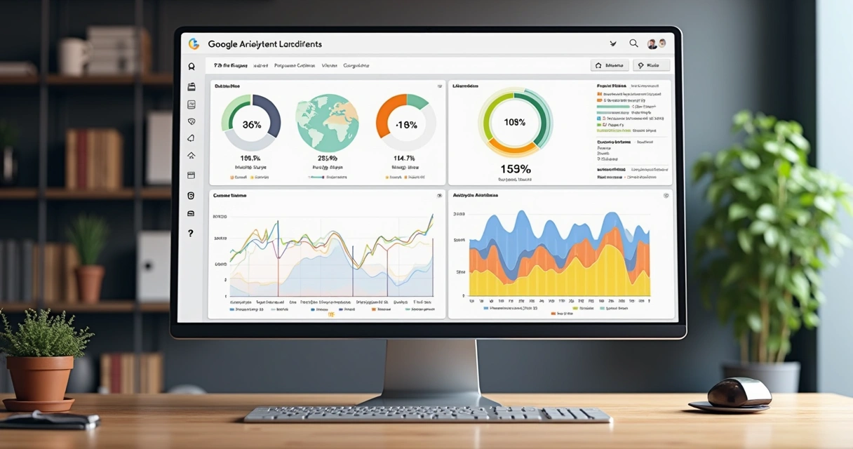 Painel de métricas do Google Analytics para clínicas odontológicas 