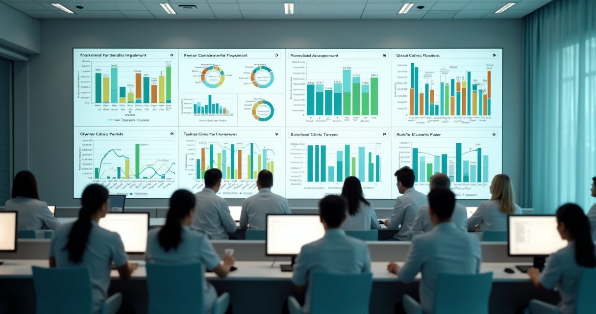 Painel visual de indicadores em clínica odontológica 