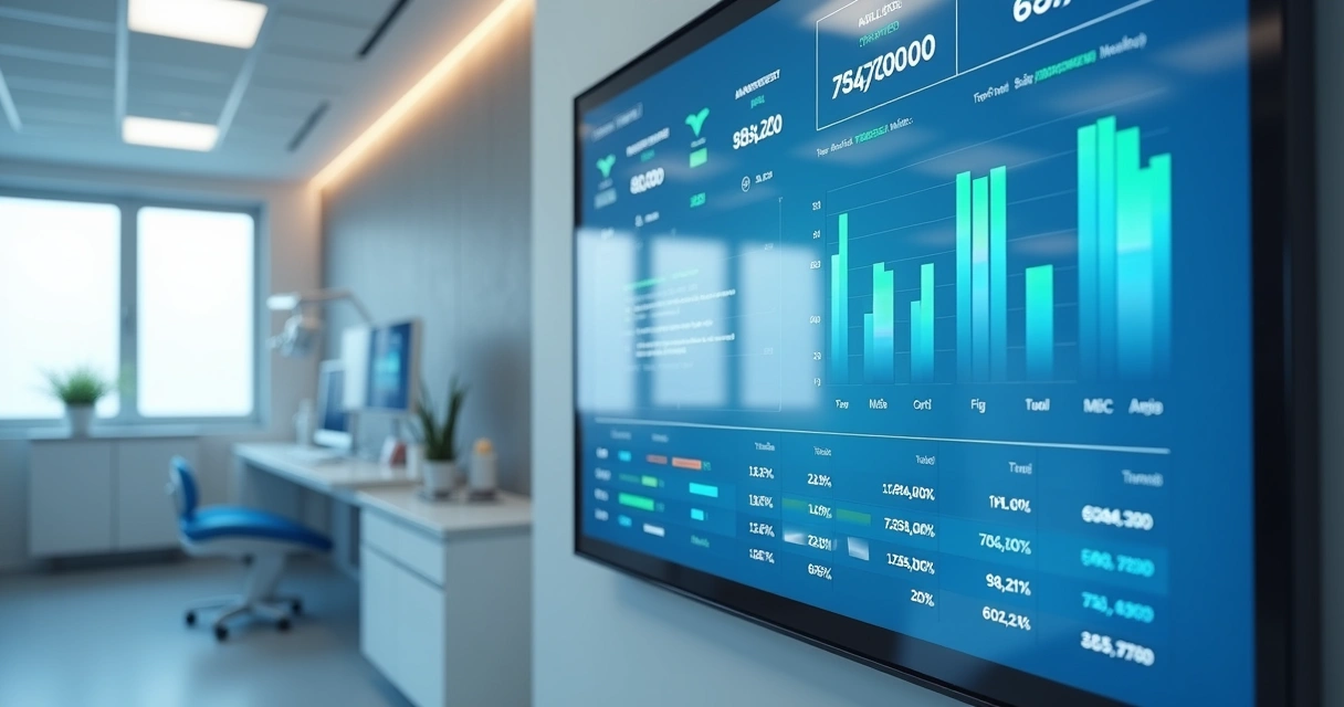 Painel digital de indicadores em clínica odontológica