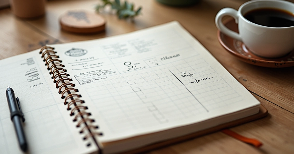 Painel de indicadores financeiros simples na tela de notebook 