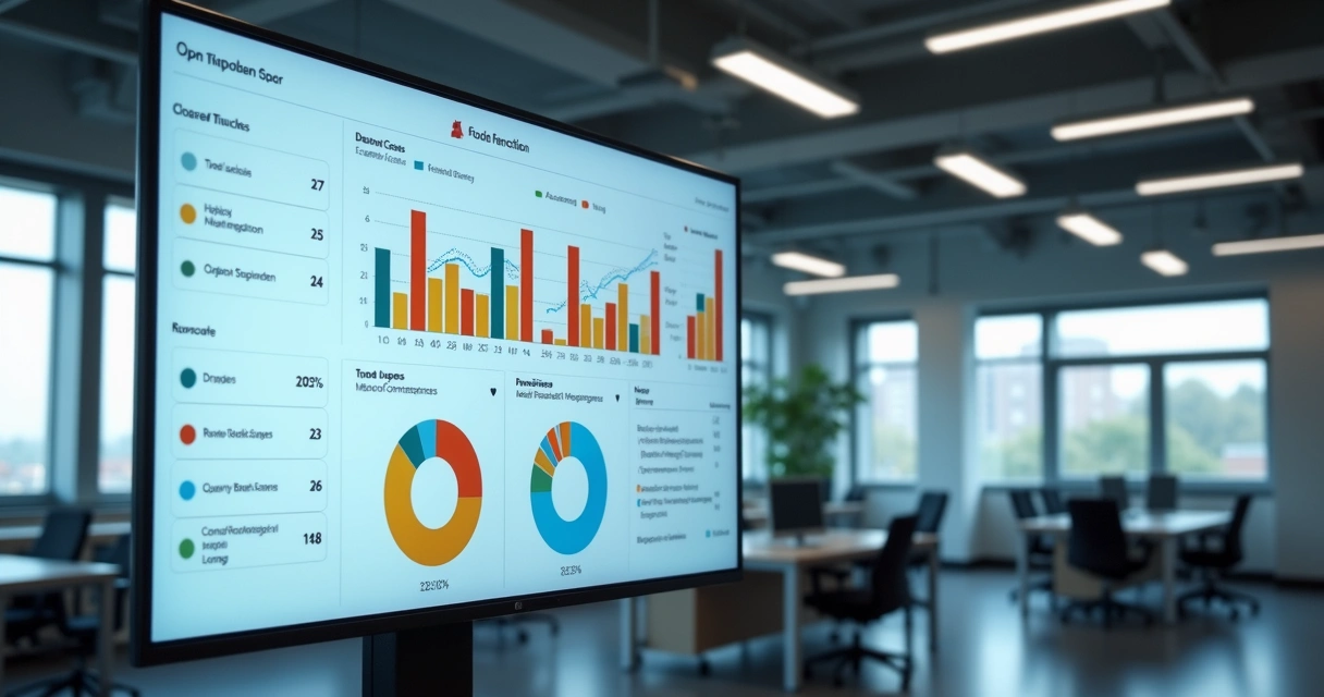 Painel digital de indicadores de não conformidades em fábrica de alimentos