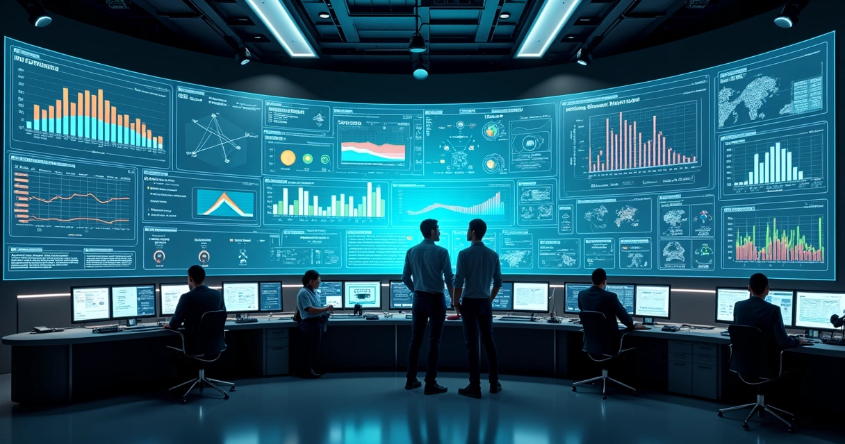 Painel industrial digital com recomendações por IA 