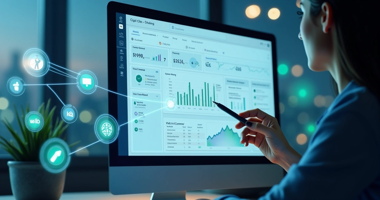 Painel online de integração e pedidos de marketplace 