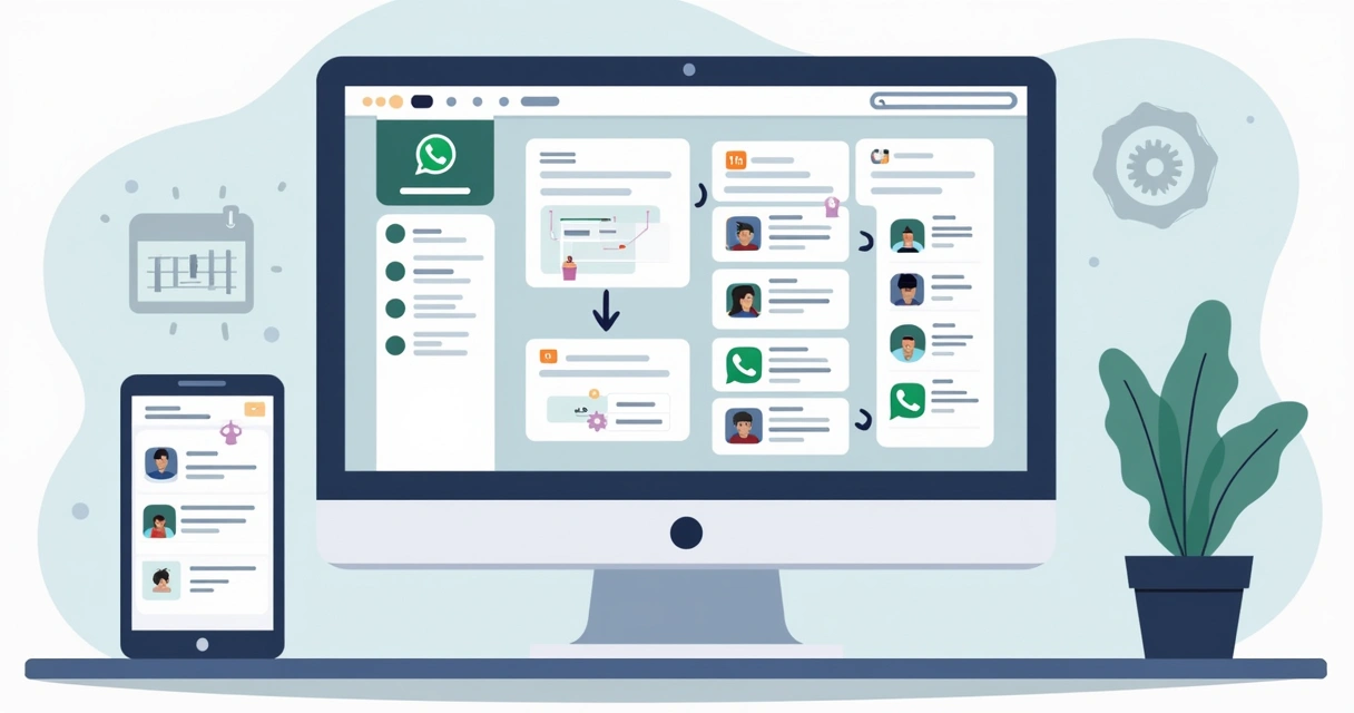 Painel de integração entre WhatsApp e plataforma de eventos 