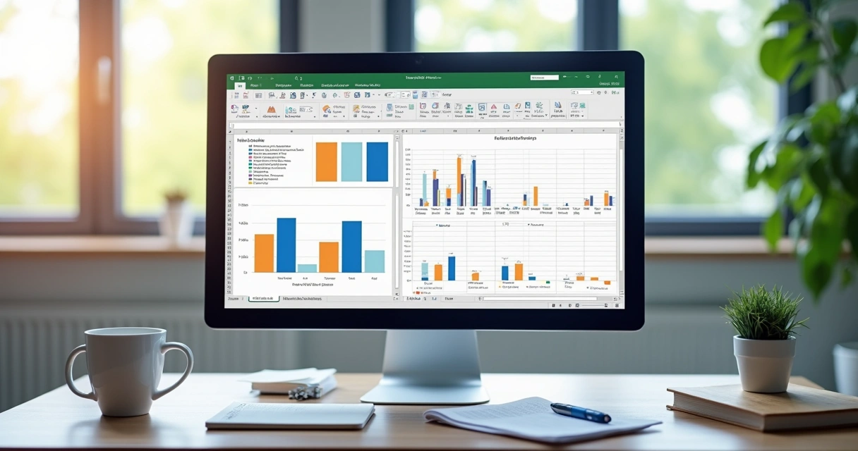 Dashboard de Excel com caixa de combinação e listagem 