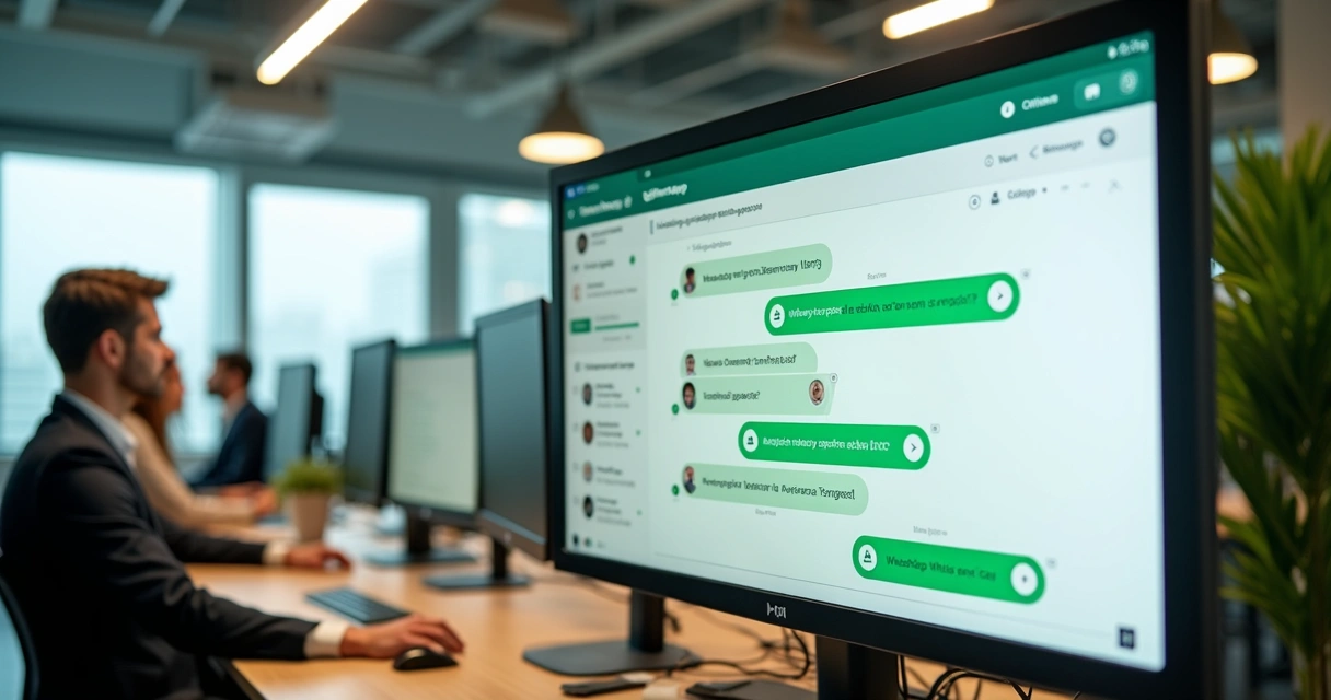 Painel Kanban com atendentes monitorando conversas do WhatsApp 